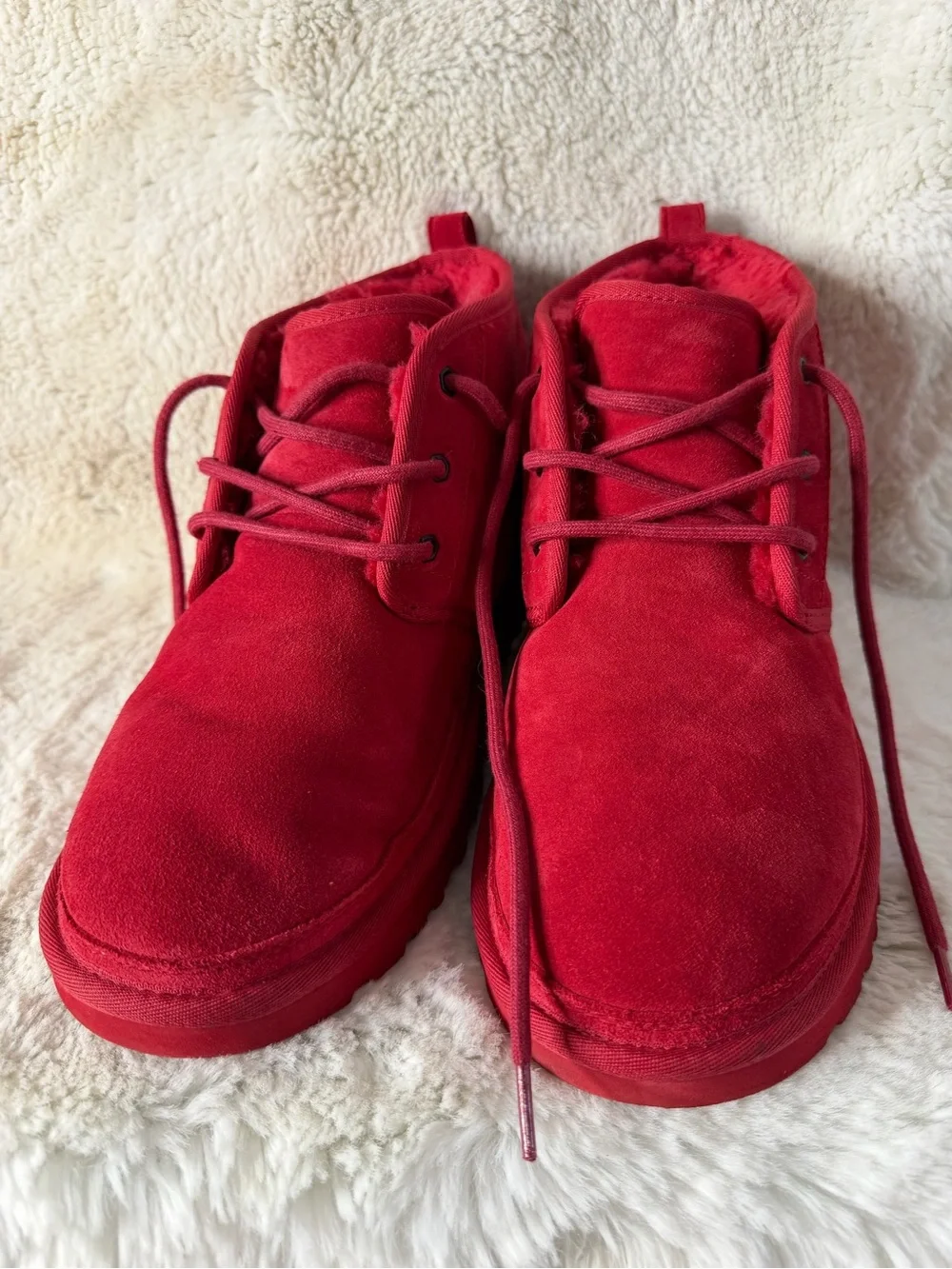 UGG Men’s Red Suede Chukka Boots